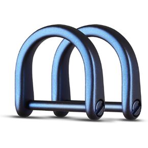 سلسلة مفاتيح التيتانيوم د الحلقة ، سلاسل المفاتيح D-Rings ، سلسلة مفاتيح السيارات التيتانيوم حدوة الحصان