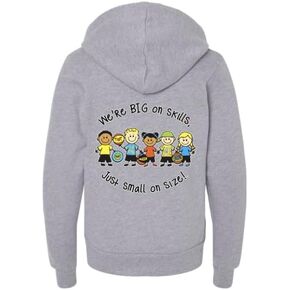 بيلا Canvas Youth Sponge Fleece Full-zip Hoodie