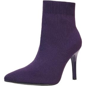SelRoys Women's Ankle Boots Stretch Elastic Knit Pointed Toe Stiletto Heel Breathable Fashion Sock Booties