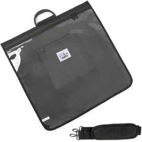 Tallit tallis and Tefillin Clear Front Rain Proof Travel Tote bag .with Carry Handle And shoulder strap (X-Large 18xX18 INCH)