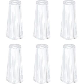 uxcell 6Pcs Cord Knobs, 34mm Window Blind Tassels Plastic Pull Cord Tassel Drops Pull End Pendant for Window Blinds Shade Curtain, Transparent