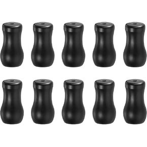 uxcell 10Pcs Cord Knobs, 30mm Window Blind Tassels Plastic Pull Cord Tassel Drops Pull End Pendant for Window Blinds Shade Curtain, Black
