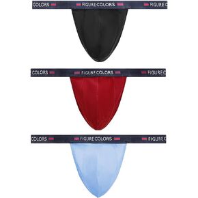 Men's Slim Band Thong Low-Rise Soft 3 Pack