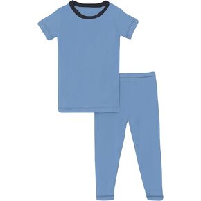 Kickee Pants Boys' Short Sleeve Pajama Set (Toddler/Little Big Kids)