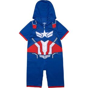 Marvel Boys' Hooded Blanket Sleeper, Comfortable Pajamas, Soft & Cute for Kids