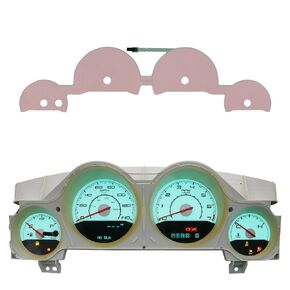 EL Panel Replacement for Dodge Challenger Magnum Charger Instrument Cluster (Sky-Blue)