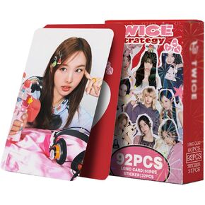 Yuto 92 pcs twice new album Strategy twice postcard lomo cards twice kpop photocards twice Strategy twice postcards twice Strategy twice album lomo cards
