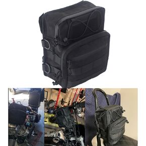 Harley Dyna Street Bob Softail Sportster Cruiser Dirt Bicycle ATV Motorcycle Handlebar Sissy Bar Tool Front Fork Storage Accessory Bag