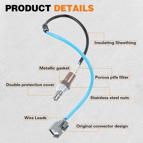 2Pcs Upstream and Downstream Oxygen O2 Sensor for 2003-2007 Accord L4-2.4L OE#234-4797 234-9040 in Saudi Arabia