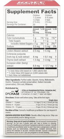 Dr. Chase Koff Kontrol Day + Night-Time Combo Kids Cough Syrup, Natural Toddler Cough Syrup, Made with Herbal Ingredients - Ages 1+, 2 x 5.07 OZ in Kuwait