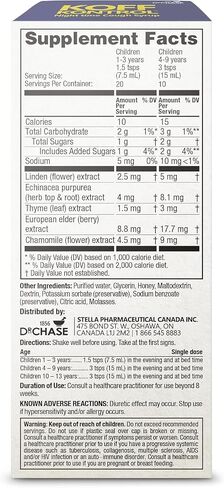 Dr. Chase Koff Kontrol Day + Night-Time Combo Kids Cough Syrup, Natural Toddler Cough Syrup, Made with Herbal Ingredients - Ages 1+, 2 x 5.07 OZ in Kuwait