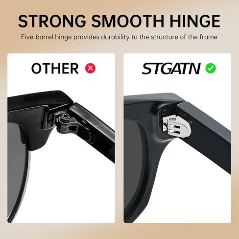 STGATN Trendy Men Women Sunglasses - TR90 Frame, UV400 Lenses, 2025 Fashion Stylish & Durable for Driving ST3501 in Kuwait