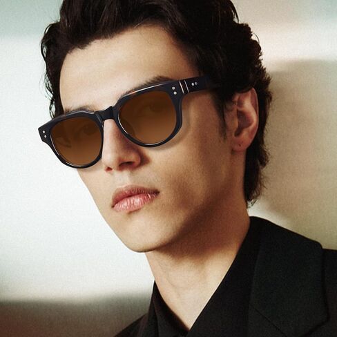 Stgatn Trendy Men Homen Genlasses - TR90 Frame ، UV400 Lenses ، 2025 Fashion Synglish and Date لقيادة ST3501 in Kuwait