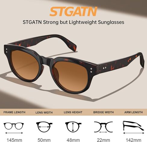 Stgatn Trendy Men Homen Genlasses - TR90 Frame ، UV400 Lenses ، 2025 Fashion Synglish and Date لقيادة ST3501 in Kuwait
