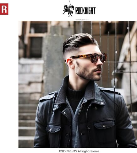 Rocknight Designer Acetate Classic HD Groudized Sunglasses UV400 حماية للجنسين في الهواء الطلق ظلال مضادة للوهج in Kuwait