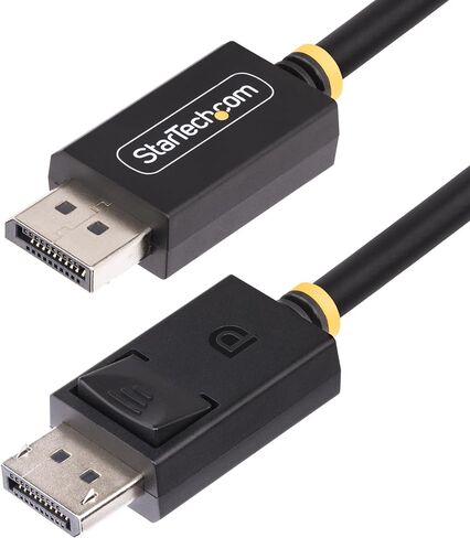 كابل StarTech.com بطول 6 أقدام DisplayPort 2.1، كابل DisplayPort DP40 معتمد من VESA مع UHBR10/HDR/HDCP 2.2، 8K 60 هرتز مع DSC 1.2a in Saudi Arabia