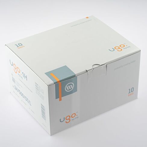 أكياس UGO LEG (X10) - أكياس تصريف البول/أكياس ساق القسطرة ، T TAP أو AVER TAP مع دعم النسيج الناعم وتصميم الشكل الطبيعي على شكل الساق (حزمة 10) (UGO 7C - 750 مل ، أنبوب قصير ، رافعة الصنبور) in Kuwait