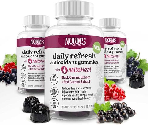 Norm's Farms Daily Immune Elderberry Gummies - Vitamin C, Zinc & Probiotics - Vegan, Gluten Free, Kosher, Non-GMO - 60 Gummies in Kuwait