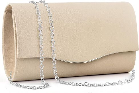 TINDTOP Clutch Purses for Women, Formal Evening Bags Suede Shoulder Envelope Party Handbags Wedding Cocktail Prom Clutches in Saudi Arabia