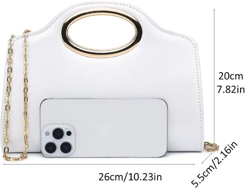 Clutch Purses for Women Cut Out Handle Clutch PU Leather/Straw Evening Bag for Wedding Party and Prom in Saudi Arabia