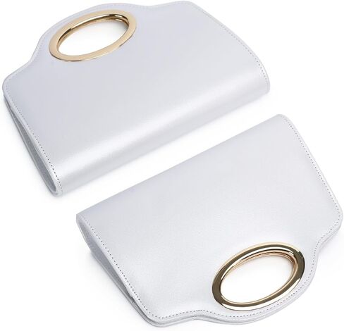 Clutch Purses for Women Cut Out Handle Clutch PU Leather/Straw Evening Bag for Wedding Party and Prom in Saudi Arabia