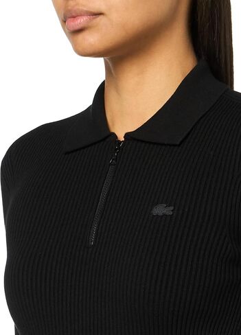 Lacoste Women's Zipped Knit Polo Shirt in Saudi Arabia