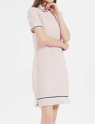 Women's Polo Dress, Shirt Dresses for Curvy Ladies with Polo Neck, Sporty Look for Summer in Saudi Arabia