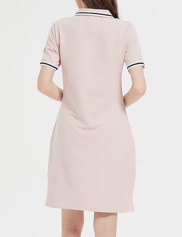Women's Polo Dress, Shirt Dresses for Curvy Ladies with Polo Neck, Sporty Look for Summer in Saudi Arabia