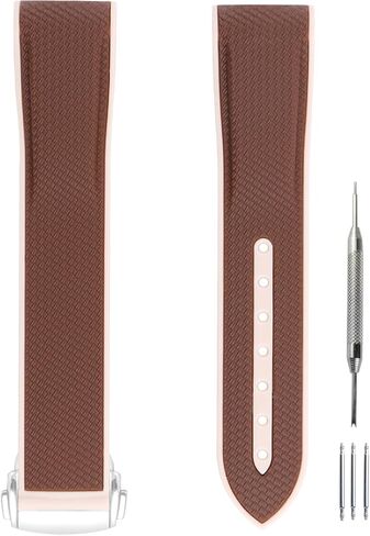 شريط مشاهدة المطاط متوافق مع أوميغا X Swatch 20mm Moonswatch Seamaster Speedmaster Silicone Strap بديل للرجال والنساء watchband in Kuwait
