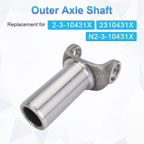 Drive Shaft Transmission Slip Yoke Replacement for 2-3-10431X 1350 Series, Compatible with GM Turbo 400 TH400 Muncie M21 M22 Super T10 in Saudi Arabia