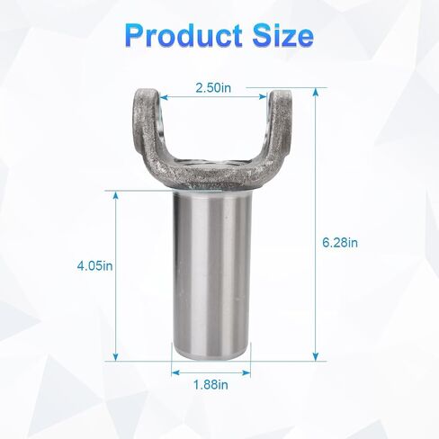 Drive Shaft Transmission Slip Yoke Replacement for 2-3-10431X 1350 Series, Compatible with GM Turbo 400 TH400 Muncie M21 M22 Super T10 in Saudi Arabia