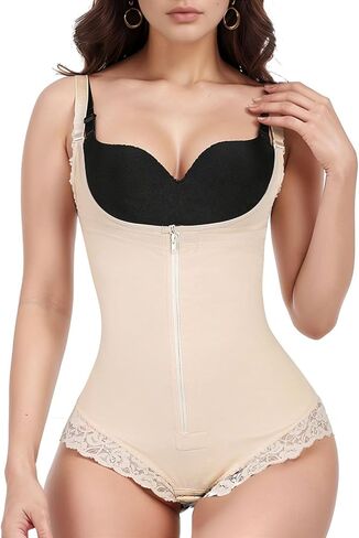 Fajas Colombianas Shapewear for Women Tummy Control,Faja Body Shaper Butt Lifter Bodysuit in Kuwait