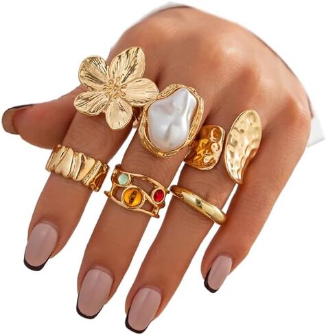 cjiayujew chunky gold flower rings bear standing reprings for women silver chunky ring repl repl reples repling repling repling replies repl repl stet in Kuwait