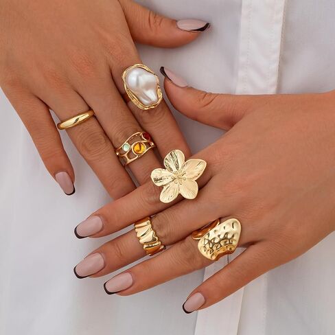 cjiayujew chunky gold flower rings bear standing reprings for women silver chunky ring repl repl reples repling repling repling replies repl repl stet in Kuwait