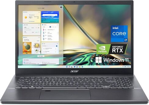 Acer Aspire 5 14 Slim Laptop | 14" WUXGA (1920 x 1200) IPS |Core i5-1335U | Intel Iris Xe Graphics | 8GB LPDDR5 | 512GB Gen 4 SSD | Wi-Fi 6E | USB4/Thunderbolt 4 | Backlit KB | A514-56M-576D, Gray in Saudi Arabia