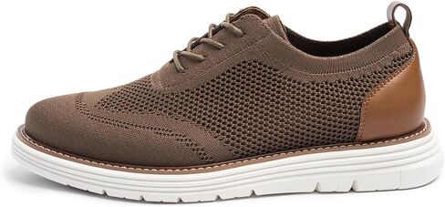 Dress Shoes for Men Sporty Oxfords Dress Sneakers Comfortable Brogue Wingtip Business Casual Shoes, Non Slip Rubber EVA Outsole in Saudi Arabia