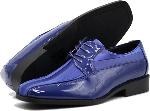 BMY MEN MEN STRINED SATIN مطابقة براءات الاختراع العلوية Oxfords in Saudi Arabia