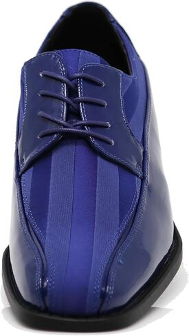 BMY MEN MEN STRINED SATIN مطابقة براءات الاختراع العلوية Oxfords in Saudi Arabia