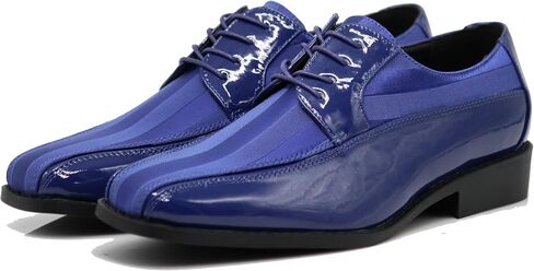 BMY MEN MEN STRINED SATIN مطابقة براءات الاختراع العلوية Oxfords in Saudi Arabia