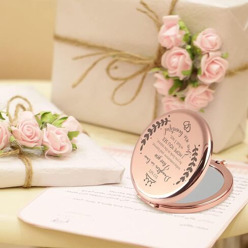 Daughter in Law Gifts Compact Mirror for Daughter in Law Gifts from Mother in Law for Wedding Day Birthday Christmas in Kuwait