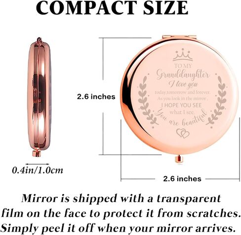 Daughter in Law Gifts Compact Mirror for Daughter in Law Gifts from Mother in Law for Wedding Day Birthday Christmas in Kuwait