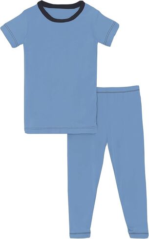 Kickee Pants Boys' Short Sleeve Pajama Set (Toddler/Little Big Kids) in Saudi Arabia