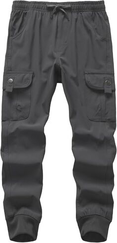 Kids' Cargo Pants, Youth Boys' Hiking Casual Outdoor Quick Dry Boy Scout Pants in Saudi Arabia