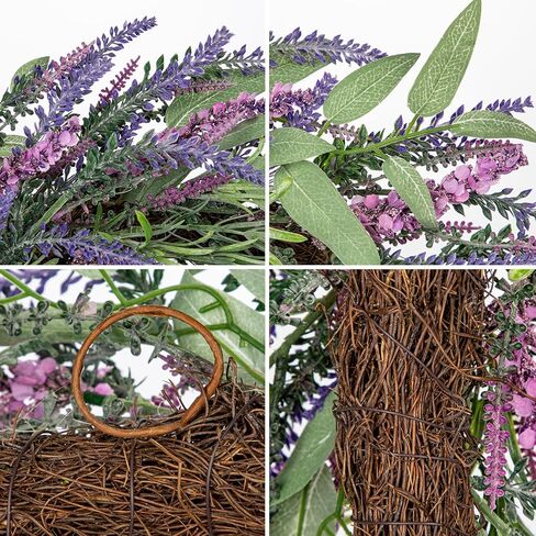 غامض 18 '' الزهور الاصطناعية الزهور على مدار السنة الزهور البرية الزهور الأخضر الزهور للمزرعة ديكور المطبخ غرفة نوم الوشاح الأمامي in Kuwait