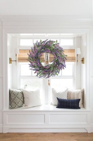 غامض 18 '' الزهور الاصطناعية الزهور على مدار السنة الزهور البرية الزهور الأخضر الزهور للمزرعة ديكور المطبخ غرفة نوم الوشاح الأمامي in Kuwait