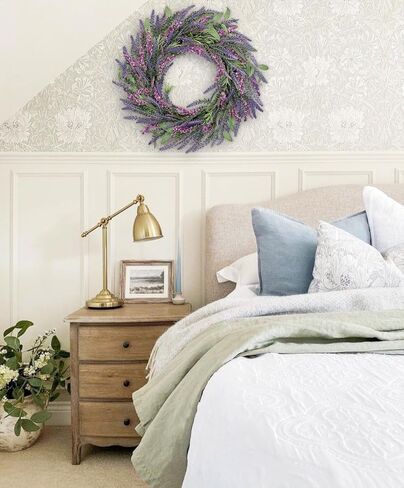 غامض 18 '' الزهور الاصطناعية الزهور على مدار السنة الزهور البرية الزهور الأخضر الزهور للمزرعة ديكور المطبخ غرفة نوم الوشاح الأمامي in Kuwait