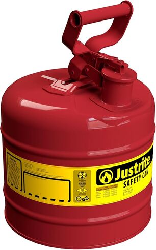 Justrite 7120300 2 جالون، علبة أمان زرقاء من الفولاذ المجلفن من النوع الأول in Saudi Arabia