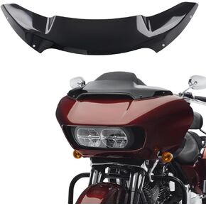 Wynmoto 4.5 "Wave Black Batwing الزجاج الأمامي الزجاج الأمامي الخائن المتوافق مع 15-22 Harley Touring Flht Flhtc Flhx Road Glide Electra Glide Ultra Limited 2015-2022