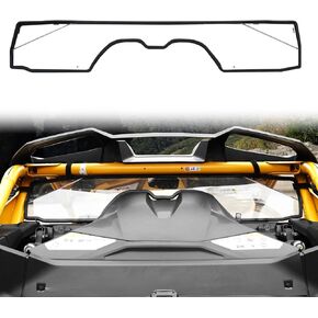 واضحة من الزجاج الأمامي الخلفي المتوافق مع Can Am Maverick R ، نافذة خلفية متينة خفيفة ل Can Am Maverick R X RS 2024 الملحقات