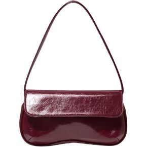 Verdusa Women's Retro Flap Counter Bag Bag Pu Top Houndarm Leater Leach Parse